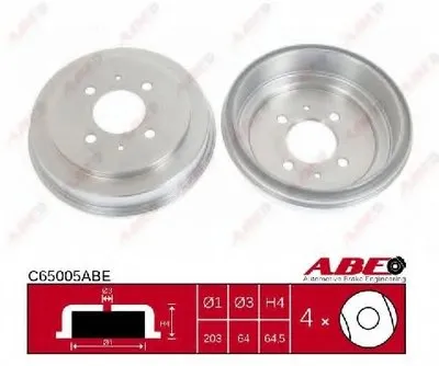 Тормозной барабан ABE купить