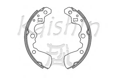 Комплект тормозных колодок KAISHIN купить