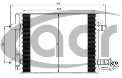 Конденсатор, кондиционер ACR купить
