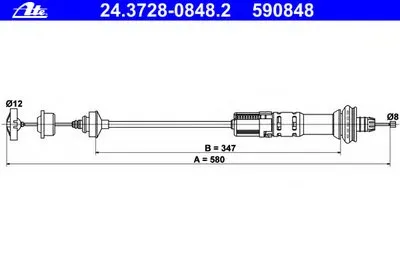 Тросик сцепления ATE купить