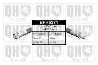 Тормозной шланг QUINTON HAZELL купить