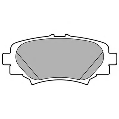 Комплект тормозных колодок, дисковый тормоз DELPHI купить