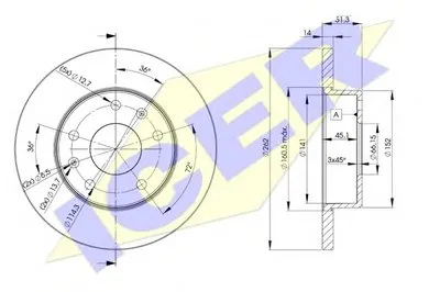 Тормозной диск ICER купить