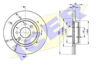 Тормозной диск ICER купить