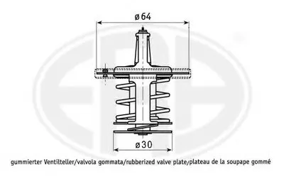 Термостат, охлаждающая жидкость ERA купить