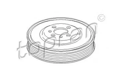 Ременный шкив, коленчатый вал TOPRAN купить