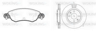 Комплект тормозов, дисковый тормозной механизм WOKING купить