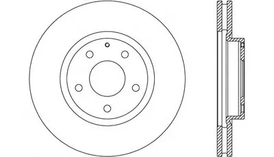 Тормозной диск RADIANCE OPEN PARTS купить