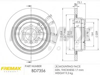 Тормозной диск Premium Black Carbon + FREMAX купить