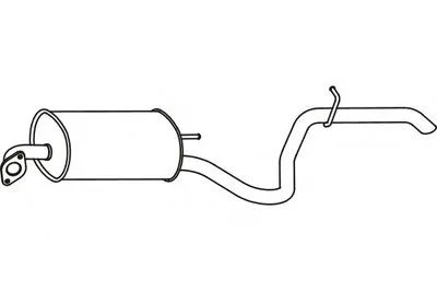 Глушитель выхлопных газов конечный FENNO купить