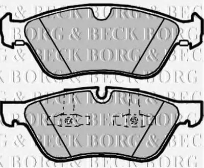 Комплект тормозных колодок, дисковый тормоз BORG & BECK купить