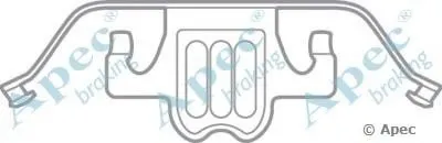 Комплектующие, тормозные колодки APEC braking купить