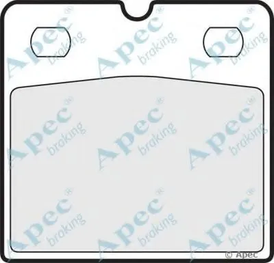 Комплект тормозных колодок, дисковый тормоз APEC braking купить