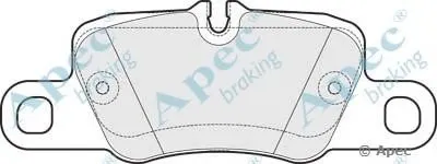 Комплект тормозных колодок, дисковый тормоз APEC braking купить