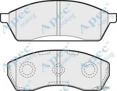 Комплект тормозных колодок, дисковый тормоз APEC braking купить