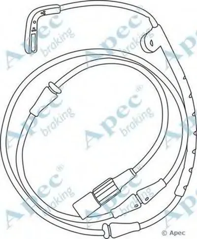 Указатель износа, накладка тормозной колодки APEC braking купить