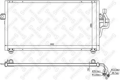 Конденсатор, кондиционер STELLOX купить