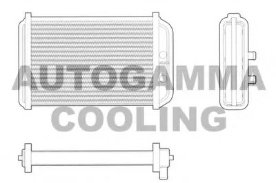 Теплообменник, отопление салона AUTOGAMMA купить