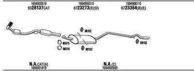 Система выпуска ОГ WALKER купить