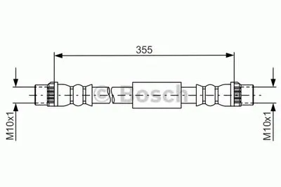 Тормозной шланг BOSCH купить