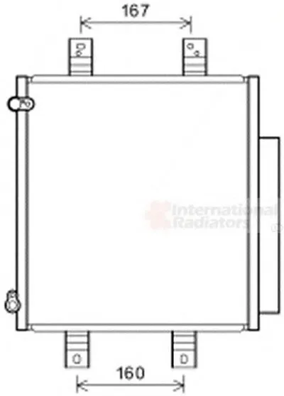 Конденсатор, кондиционер VAN WEZEL купить