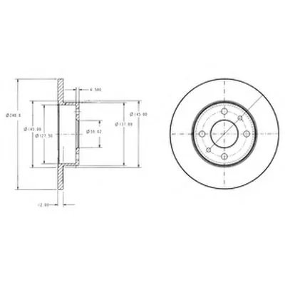 Тормозной диск DELPHI купить