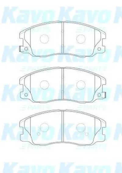 Комплект тормозных колодок, дисковый тормоз MK KASHIYAMA KAVO PARTS купить