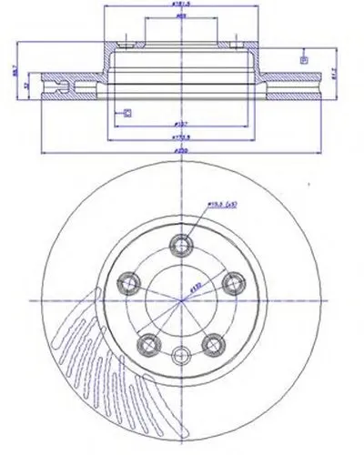 Тормозной диск HC CAR купить