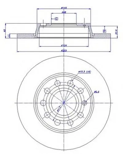 Тормозной диск CAR купить