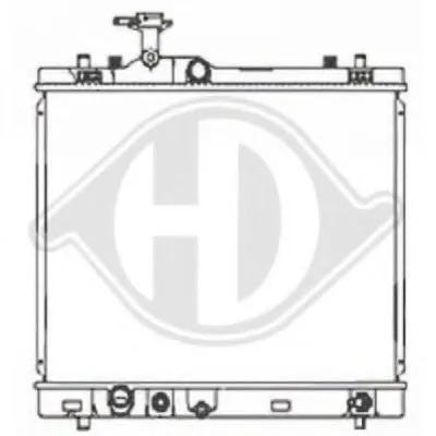 Радиатор, охлаждение двигателя DIEDERICHS купить