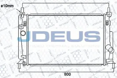 Радиатор, охлаждение двигателя JDEUS купить