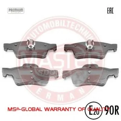 Комплект тормозных колодок, дисковый тормоз Anti-Noise MASTER-SPORT купить