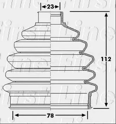 Пыльник, приводной вал FIRST LINE купить