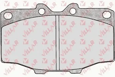 Комплект тормозных колодок, дисковый тормоз VILLAR купить