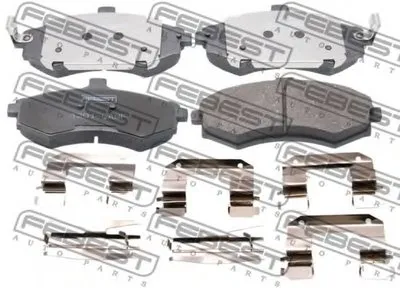 Комплект тормозных колодок, дисковый тормоз FEBEST купить