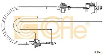 Тросик сцепления COFLE купить