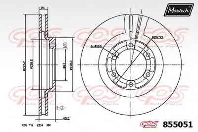 Тормозной диск R+ (Regular Plus) MAXTECH купить