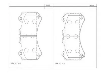 Комплект тормозных колодок, дисковый тормоз ASIMCO купить