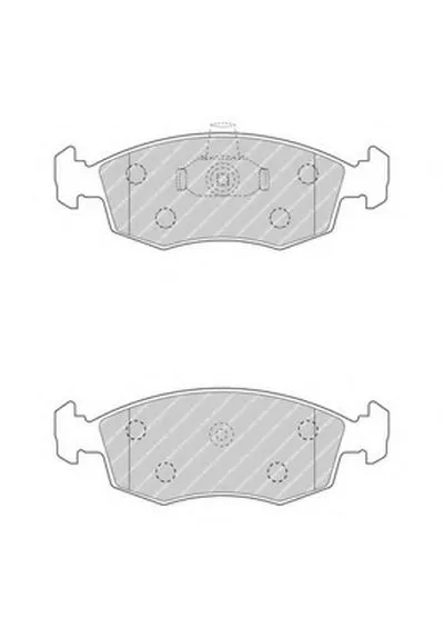 Комплект тормозных колодок, дисковый тормоз PREMIER FERODO купить