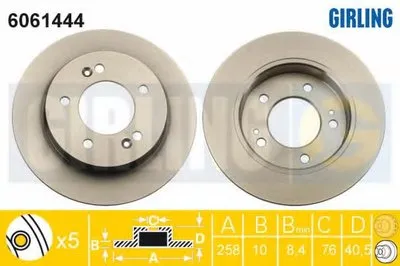 Тормозной диск GIRLING купить