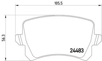 Комплект тормозных колодок, дисковый тормоз HELLA купить