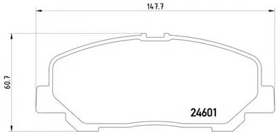 Комплект тормозных колодок, дисковый тормоз HELLA купить