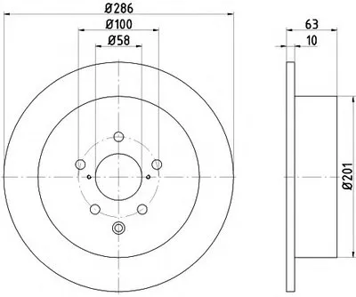 Тормозной диск HELLA купить