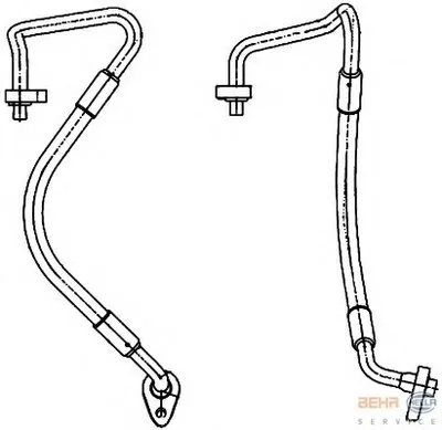 Трубопровод высокого давления, кондиционер BEHR HELLA SERVICE HELLA купить