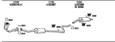 Система выпуска ОГ WALKER купить