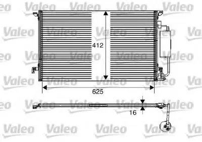 Конденсатор, кондиционер VALEO купить