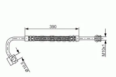 Тормозной шланг BOSCH купить