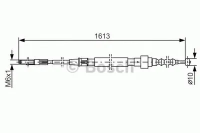 Трос, стояночная тормозная система BOSCH купить