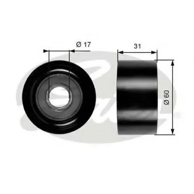 Паразитный / ведущий ролик, поликлиновой ремень DriveAlign® GATES купить