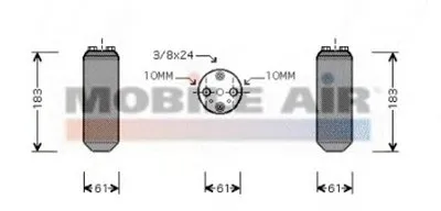 Осушитель, кондиционер VAN WEZEL купить